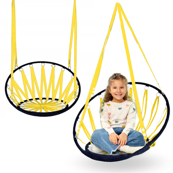 Huśtawka gniazdo - żółta zdjęcie 1