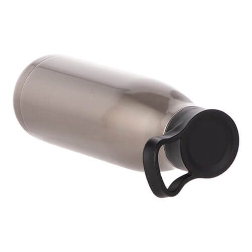 Bidon - butelka na napoje 500 ml z poziomą rączką do sublimacji - srebrny na Arena.pl