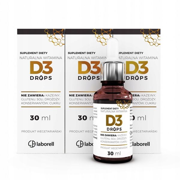 Laborell Witamina D3 drops TRÓJPAK zdjęcie 1