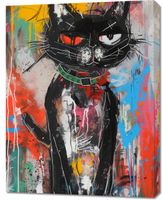 Obraz 70x90cm Gburowaty Kiciak