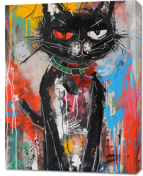 Obraz 70x90cm Gburowaty Kiciak zdjęcie 1