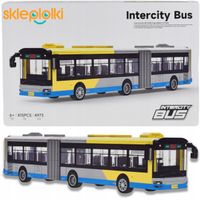KLOCKI KONSTRUKCYJNE CIĘŻARÓWKA AUTOBUS BUS PRZEGUBOWY MODEL DLA DZIECI