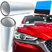 FOLIA OCHRONNA DO LAMP ZDERZAKÓW KAROSERII PRZEZROCZYSTA 200cm + akcesoria