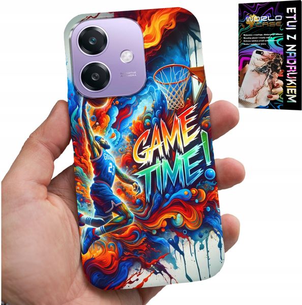 ETUI DO OPPO A40 / A40M - KOSZYKÓWKA NBA GAME TIME, CASE + SZKŁO zdjęcie 1
