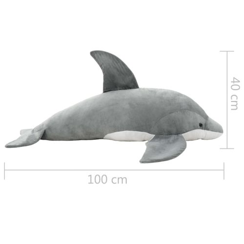 PLUSZOWY DELFIN PRZYTULANKA SZARY na Arena.pl