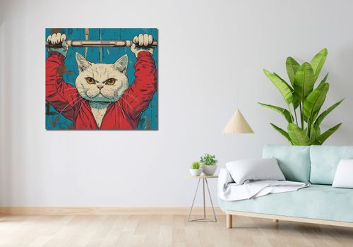 Obraz 100x90cm Mistrz Ciężarów na Arena.pl