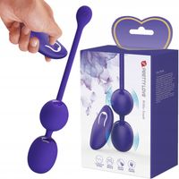 WIBRUJĄCE KULKI GEJSZY Z BEZPRZEWODOWYM PILOTEM MIĘŚNIE KEGLA sex WIBRATOR