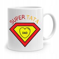 Kubek Na Dzień Ojca Dla Taty Super Tata Z Nadrukiem Ze Zdjęciem