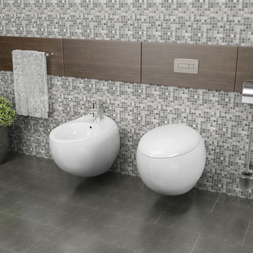 Bidet wiszący okrągły Noah biały na Arena.pl