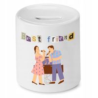 Skarbonka Dla Przyjaciela Best Friends Prezent Z Nadrukiem Ze Zdjęciem