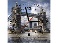30X30CM ZEGAR ŚCIENNY TOWER OF LONDON OBRAZ MALOWANE