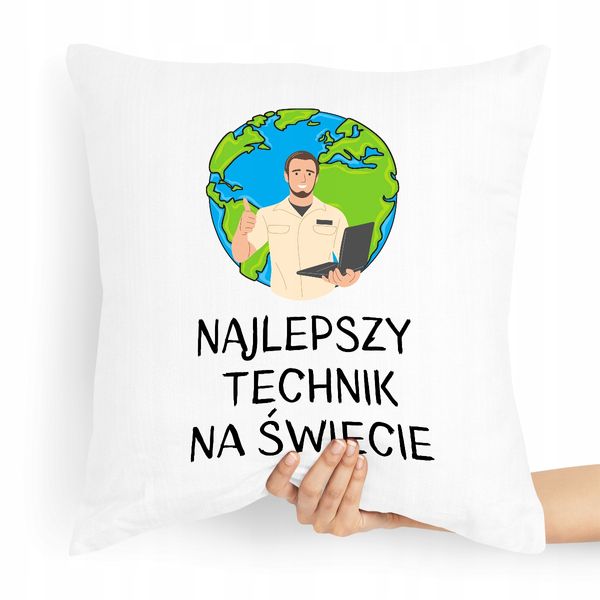 Poduszka Dla Technika Na Prezent Na Urodziny zdjęcie 1