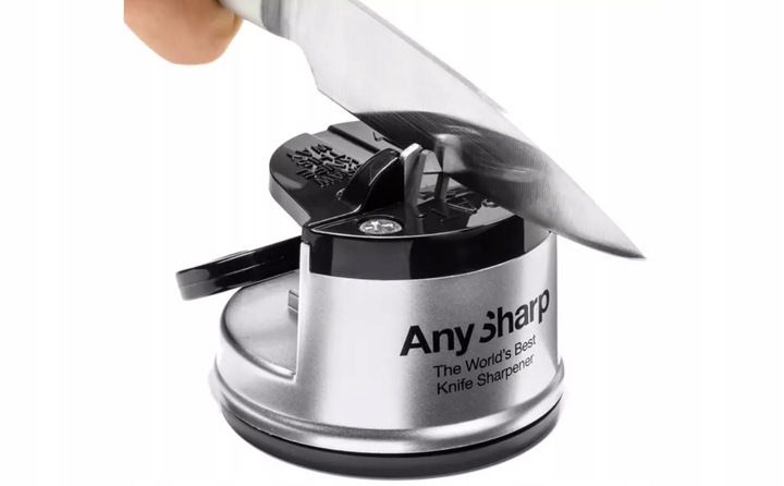 OSTRZAŁKA DO NOŻY STALKA ANY SHARP CLASSIC STALKA SREBRNA zdjęcie 10