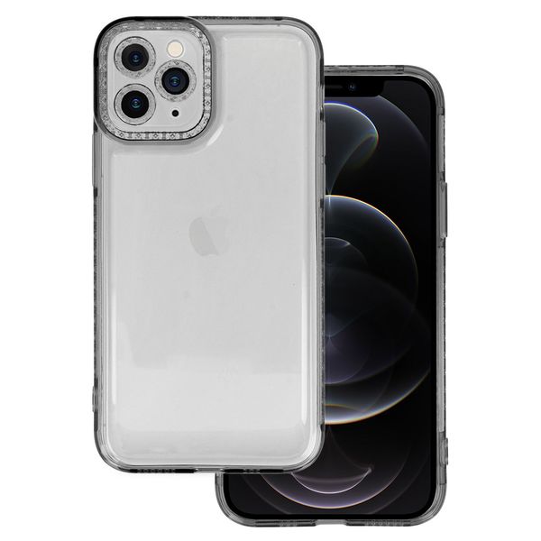 Crystal Diamond 2mm Case do Iphone 11 Pro Przezroczysty czarny zdjęcie 1