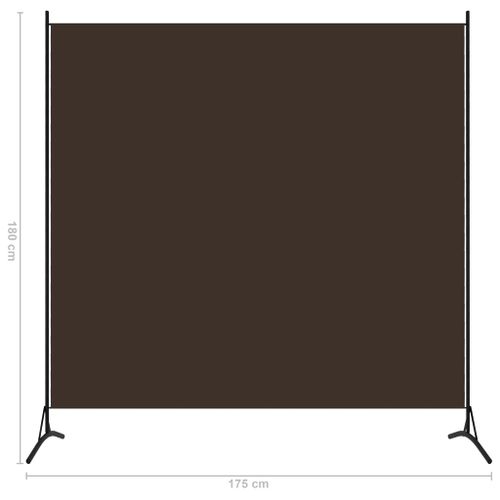 Parawan 1-Panelowy, Brązowy, 175 X 180 Cm na Arena.pl