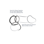 zestaw pierścieni fantasy c-ringz silicone 3-ring stamina set