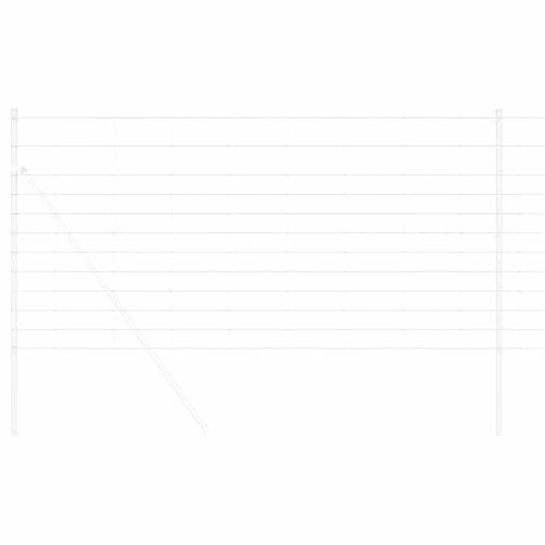 Ogrodzenie pastwiskowe Srebrny 25 x 1,2 m Stal galwanizowana na Arena.pl