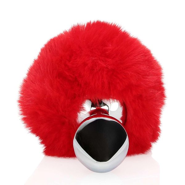 Bunny Tail With Metal Butt Plug zdjęcie 4