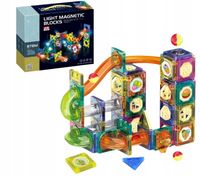 TOR KULKOWY ZESTAW MAGNETYCZNY KLOCKI KONSTRUKCYJNE DLA DZIECI ZI-05-110 el