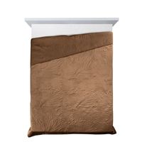 NARZUTA NA ŁÓŻKO VELVET WELUR 170X210 CM CEGLANY