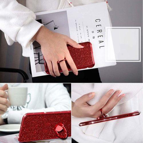 Etui Diamond Ring Brokat Xiaomi Redmi Note 7 Czerwone na Arena.pl