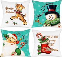 poszewki na poduszki boże narodzenie 40x40cm 4 szt