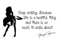 60X40CM KEEP SMILING OBRAZ DRUK