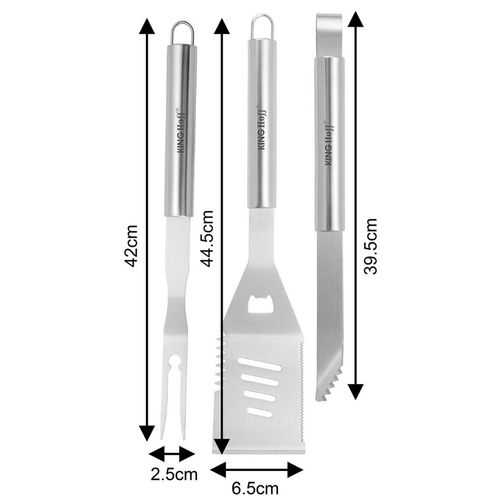 zestaw przyborów do grilla grillowania kinghoff kh-1919 na Arena.pl