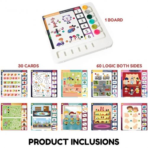 WOOPIE Zestaw 60 Gier Logicznych 3+ na Arena.pl