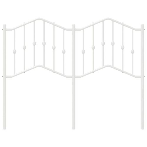 Metalowe wezgłowie, białe, 120 cm na Arena.pl