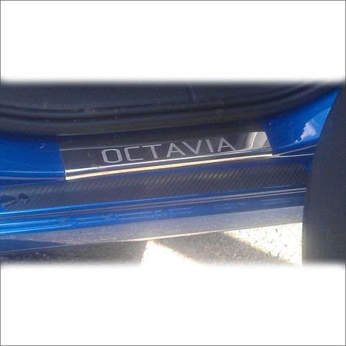 Listwa progowa SKODA OCTAVIA MK3 Stal nierdzewna 304 połysk 4szt na Arena.pl