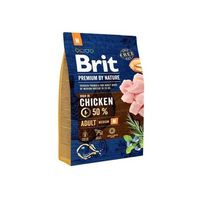brit premium by nature adult m z kurczakiem 3kg