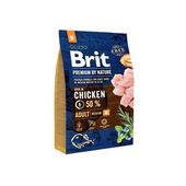 brit premium by nature adult m z kurczakiem 3kg