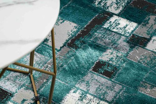 RUG/LU/WELLI/GEOMETRIC3/GREEN+ANTHRACITE/120x170 na Arena.pl