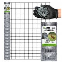 SIATKA LEŚNA ogrodzeniowa wys 200/17/15 L 50m BUDOWLANA grats łosie SARNY