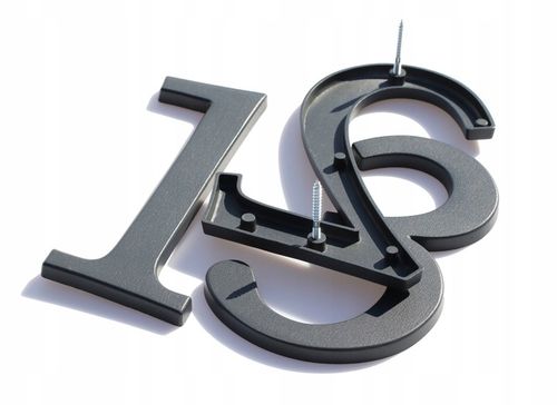 NUMER DOMU, CYFRY NA DOM, LITERY grafit 1 na Arena.pl