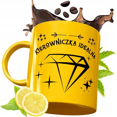 Złoty Kubek Premium Dla Kierowniczki Prezent Z Nadrukiem Ze Zdjęciem na Arena.pl