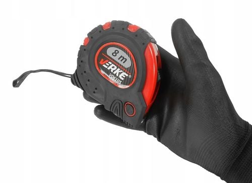 METRÓWKA RĘCZNA MIARKA METR ZWIJANY TAŚMA MIERNICZA MIARA ŻÓŁTA 8M na Arena.pl