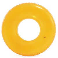 Koło dmuchane półprzezroczyste neonowe 76 cm INTEX 59260 pomarańczowe