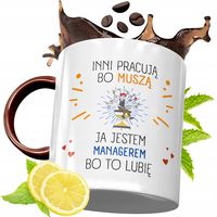 Kubek Bordowy Dla Managera Na Urodziny Prezent Z Nadrukiem Ze Zdjęciem