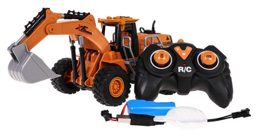 Koparka Z Funkcją Świateł I Dymu R/C na Arena.pl