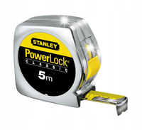 MIARA MICRO POWERLOCK 10M X 25MM CHROMOWANA 33-442 STANLEY