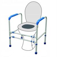 Rama ASEKURACYJNA do sedesu STABILNA poręcz do WC na 4 nogach