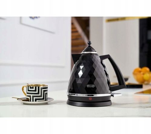 Czajnik elektryczny DeLonghi Brillante KBJ 2001.BK 1,7L 2000W Czarny na Arena.pl