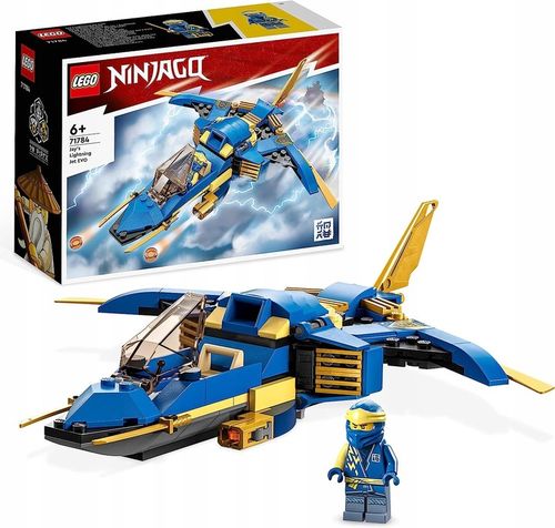 LEGO Ninjago 71784 Odrzutowiec Jay'a EVO 71780 Samochód wyścigowy Kaia EVO na Arena.pl