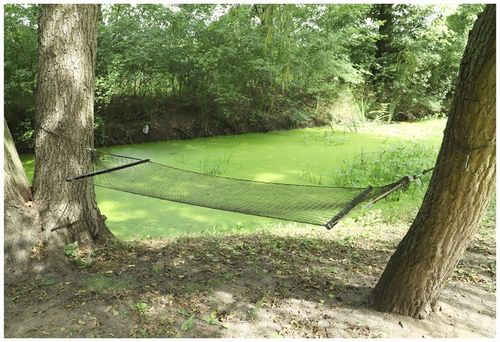 Hamak turystyczny wojskowy biwak duży z rozpórkami i etui Mil-Tec na Arena.pl