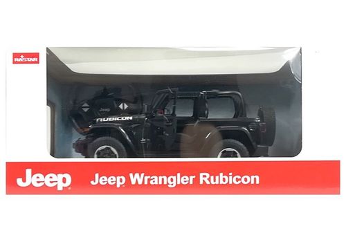 Auto R/C Jeep Wrangler Rubicon 1:14 Rastar Czarny na Arena.pl