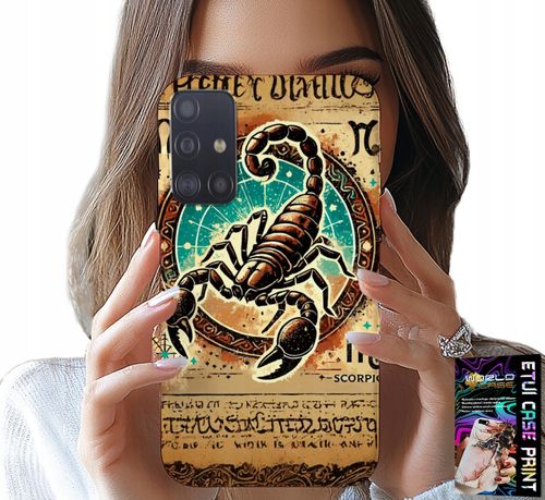 ETUI DO SAMSUNG GALAXY A71 - SKORPION ZNAK ZODIAKU ASTRONOMIA + FOLIA na Arena.pl