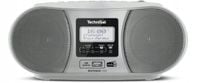 Radioodtwarzacz CD FM DAB+ Bluetooth USB TechniSat DigitRadio 1990 srebrny
