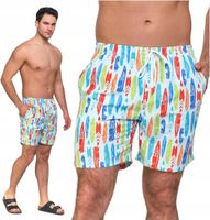 SPODENKI KĄPIELOWE SZORTY Kąpielówki na Plażę Basen Szybkoschnące MORAJ XXL